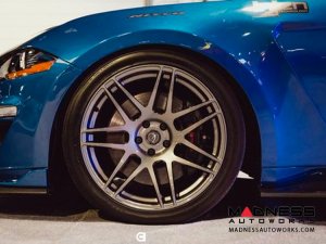 Ford Mustang Fiber Glass Bumper & Front Lip - Carbon Fiber - Type ST - (2018-2019) Ford Mustang Fiber Glass Bumper & Front Lip - Carbon Fiber - Type ST - (2018-2019)